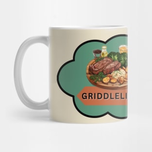 Griddlelicious Steak Brown Mug